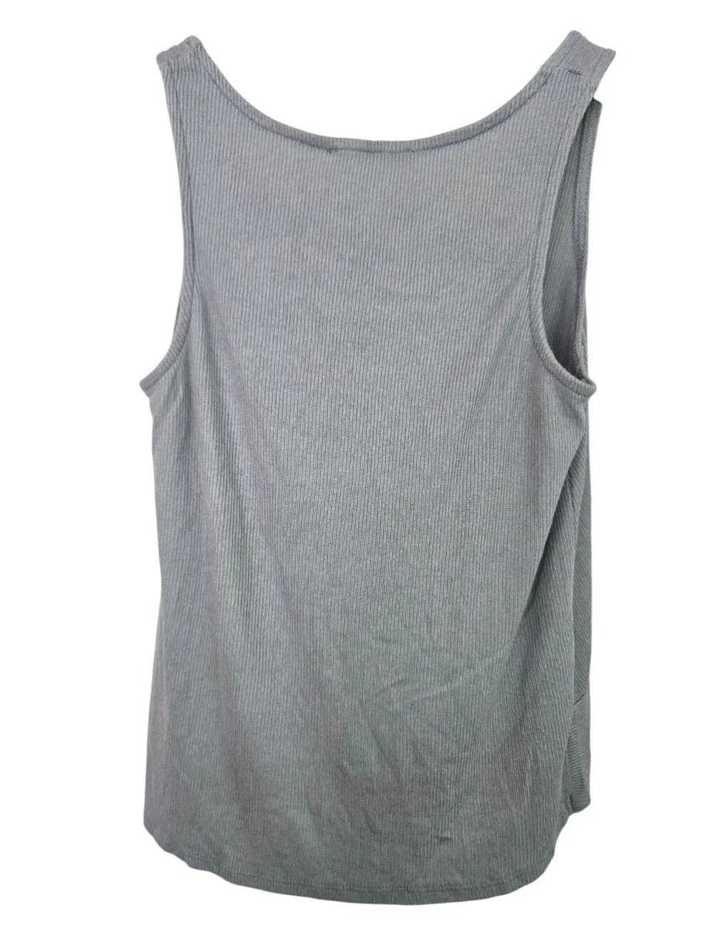 Pink Republic Blue Ribbed Twist Front Tank Top Size Small
